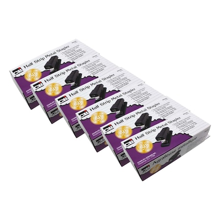 Charles Leonard Half Strip Economy Metal Stapler, PK6 82105